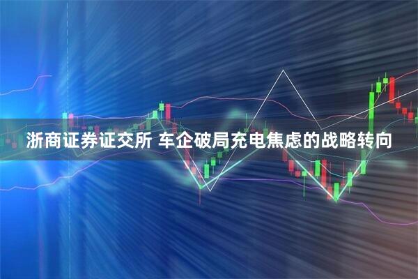 浙商证券证交所 车企破局充电焦虑的战略转向