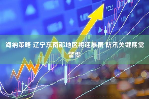 海纳策略 辽宁东南部地区将迎暴雨 防汛关键期需警惕