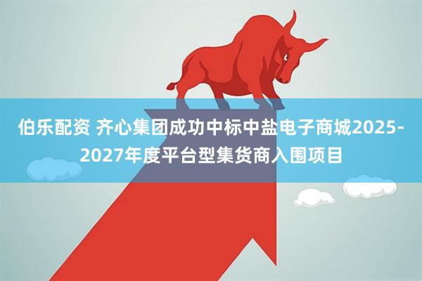 伯乐配资 齐心集团成功中标中盐电子商城2025-2027年度平台型集货商入围项目