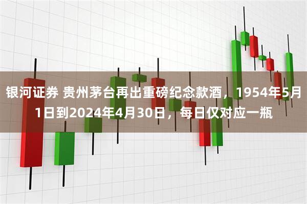 银河证券 贵州茅台再出重磅纪念款酒，1954年5月1日到2024年4月30日，每日仅对应一瓶