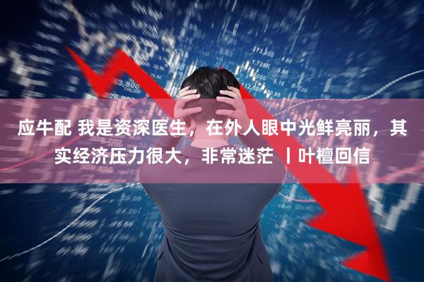 应牛配 我是资深医生，在外人眼中光鲜亮丽，其实经济压力很大，非常迷茫 丨叶檀回信